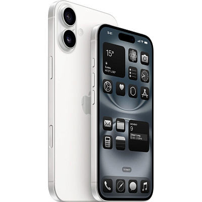 Смартфон Apple iPhone 16 128 ГБ белый